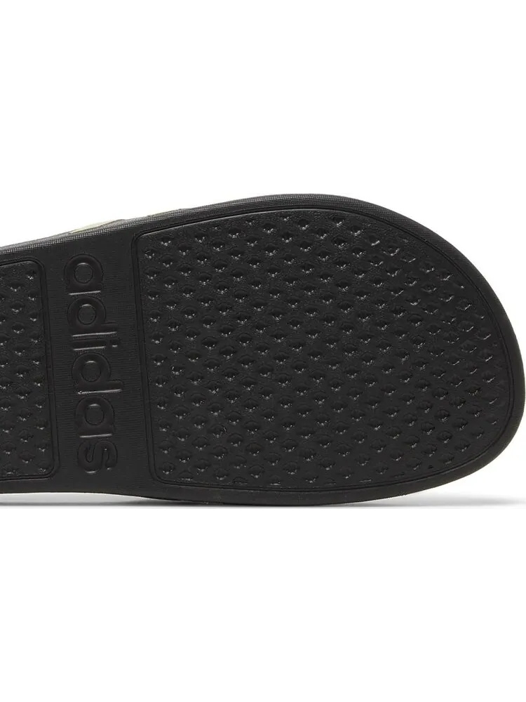 Сандалии Adidas Adilette Aqua Slides 'Black Gold Metallic' — изображение 5 из 8, черный
