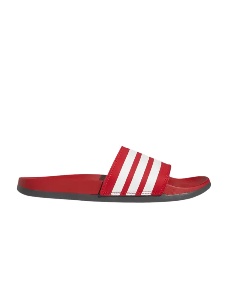 Сандалии adidas Adilette Comfort Slides 'Scarlet White' — изображение 1 из 1, белый/серый