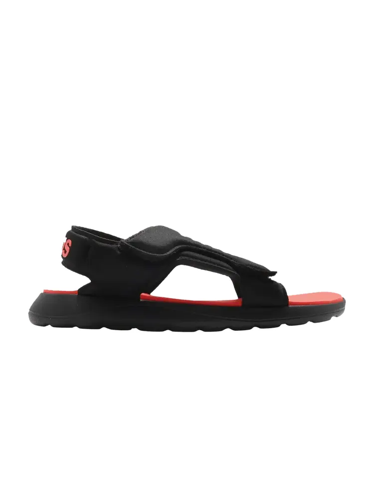 Кроссовки Comfort Sandal J 'Black Solar Red' — изображение 1 из 1, черный красный