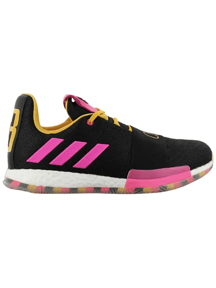 Кроссовки adidas Harden Vol. 3 'Black Shock Pink' — изображение 1 из 1, черный
