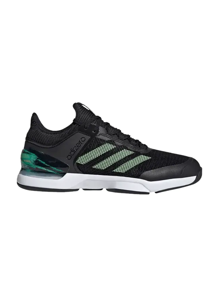 Кроссовки Adizero Ubersonic 2.0 'Black Glow Green' — изображение 1 из 1, черный зеленый