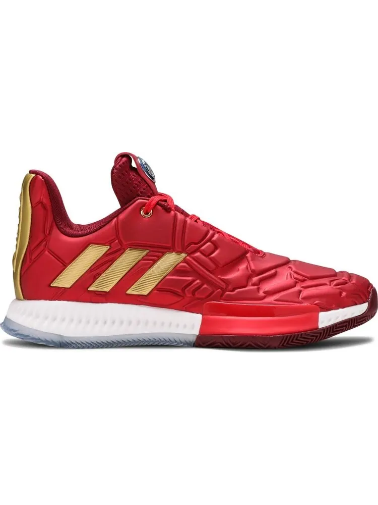 Кроссовки Adidas Marvel x Harden Vol. 3 J 'Heroes Among Us: Iron Man' — изображение 1 из 8, красный