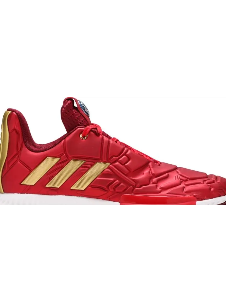 Кроссовки Adidas Marvel x Harden Vol. 3 J 'Heroes Among Us: Iron Man' — изображение 2 из 8, красный