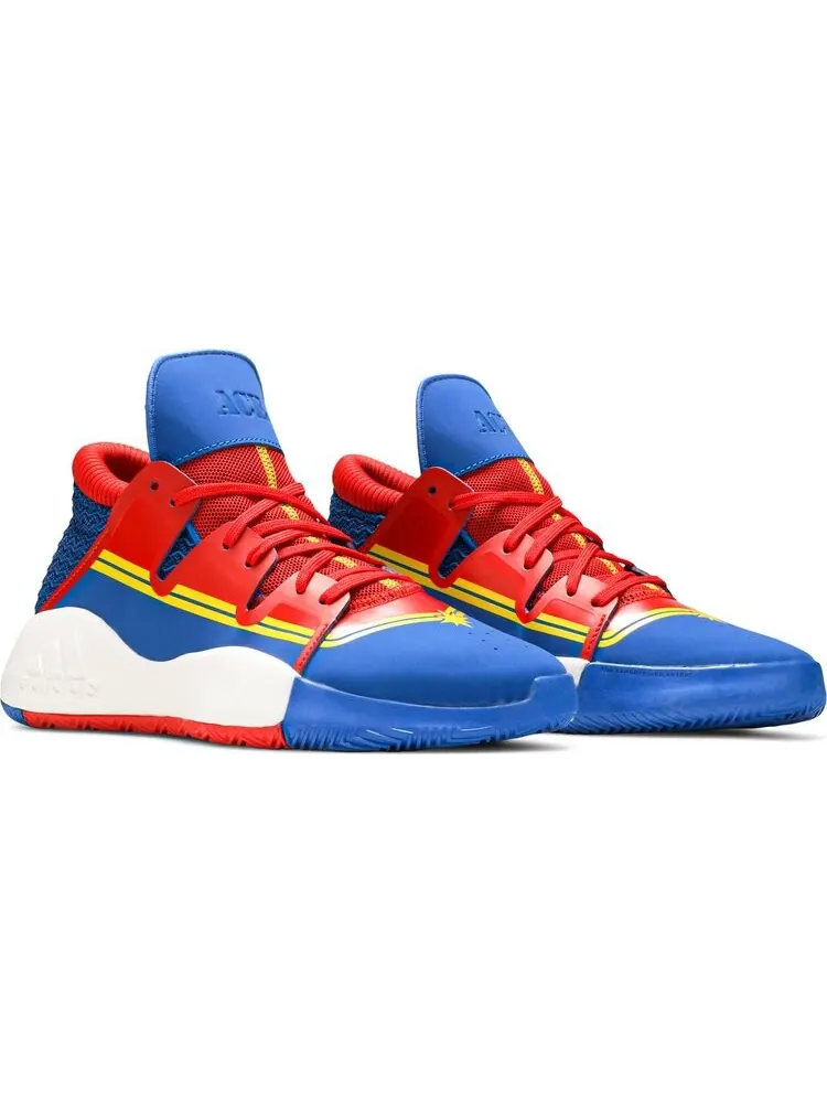 Кроссовки Adidas Marvel x Pro Vision J 'Heroes Among Us: Captain Marvel' — изображение 8 из 8, синий