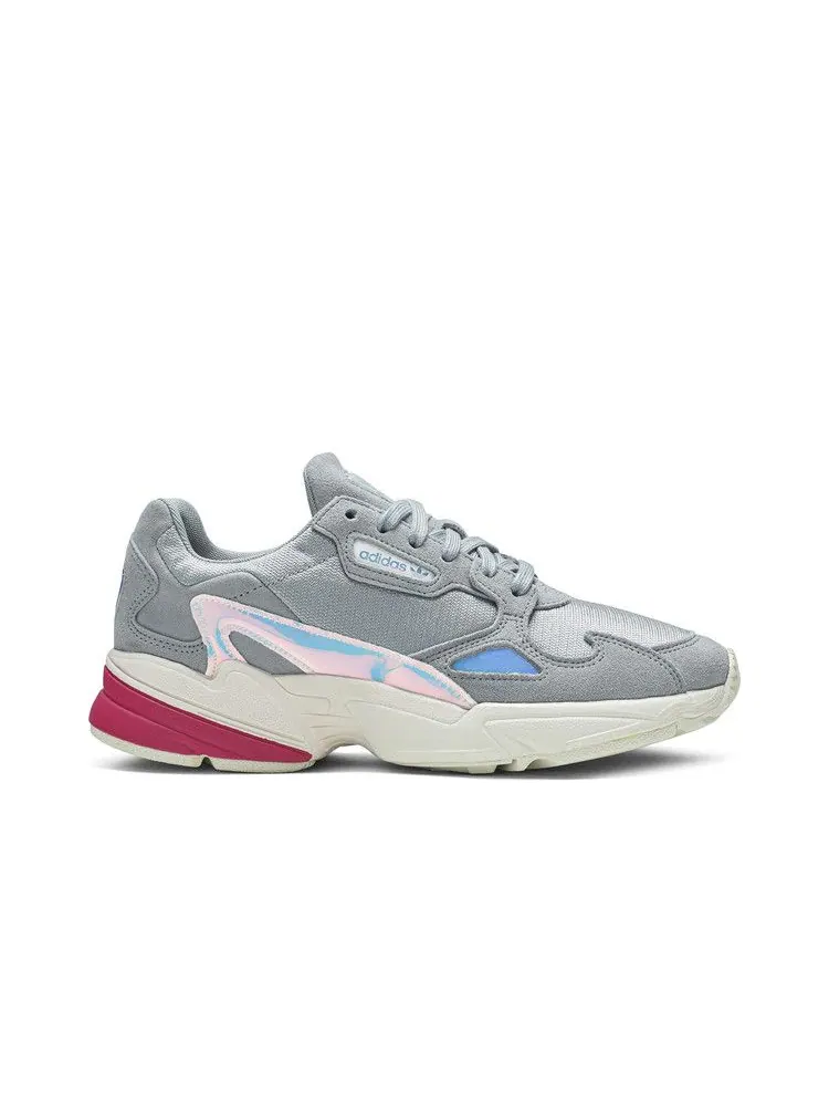 Кроссовки adidas Wmns Falcon 'Light Grey Real Magenta' — изображение 2 из 9, светлый серый/белый