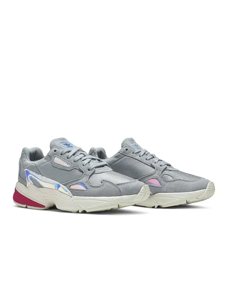 Кроссовки adidas Wmns Falcon 'Light Grey Real Magenta' — изображение 9 из 9, светлый серый/белый