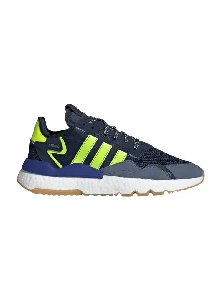 Кроссовки Adidas Nite Jogger — изображение 1 из 1, темно-синий желтый