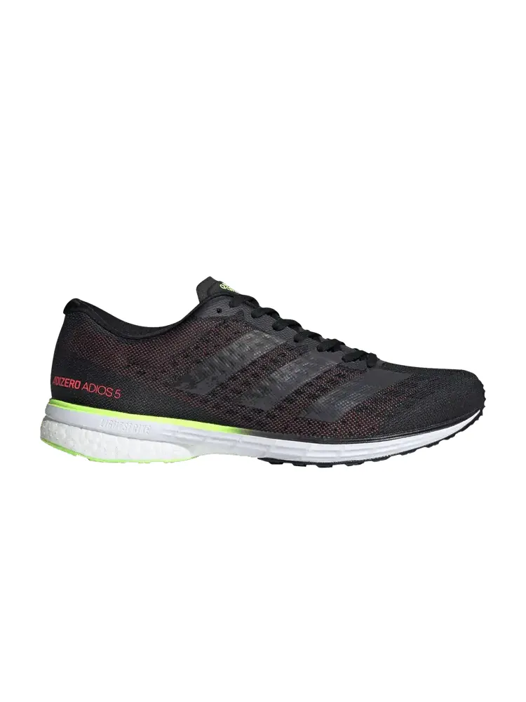 Кроссовки Adizero Adios 5 'Black Signal Green' — изображение 1 из 1, черный зеленый