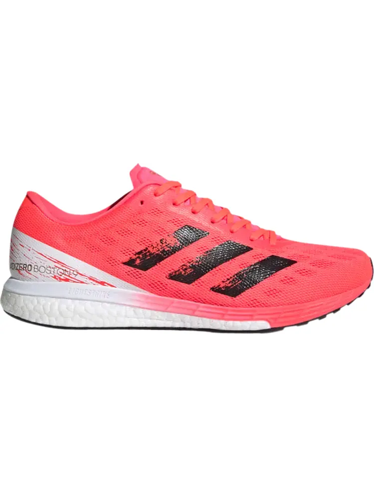 Кроссовки Adidas Adizero Boston 9 'Signal Pink Black' — изображение 1 из 1, розовый