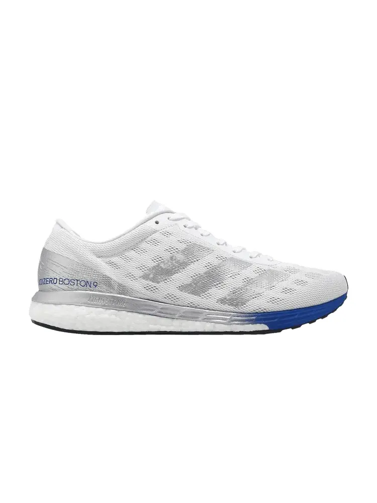 Кроссовки Adizero Boston 9 'Silver Metallic Royal Blue' — изображение 1 из 1
