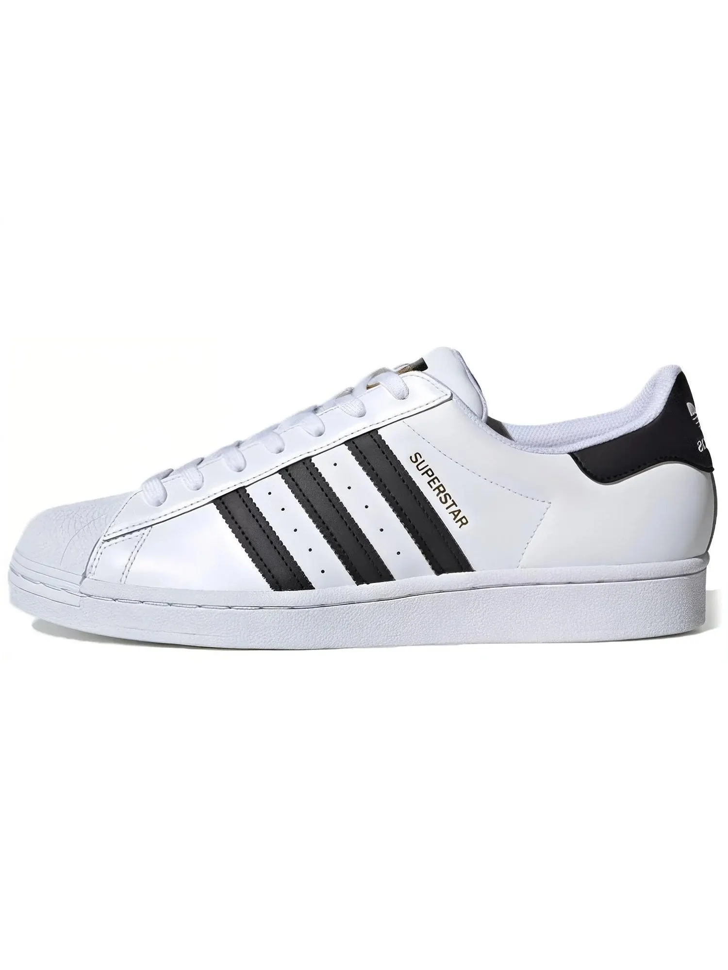 Кроссовки adidas Superstar: Белые с черными акцентами — изображение 1 из 5, белый