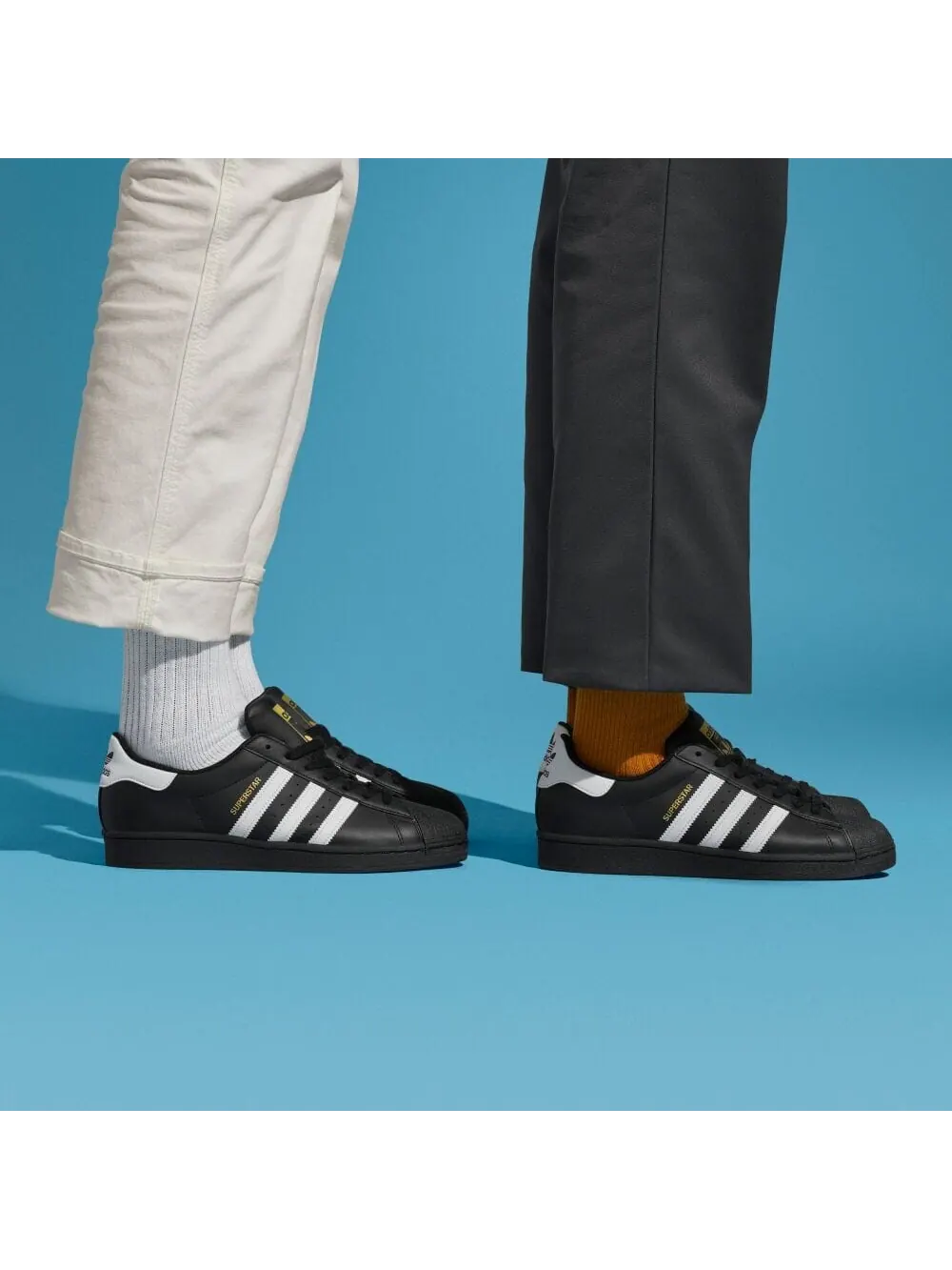 Кроссовки adidas Superstar Core Black/White — изображение 2 из 5, черный