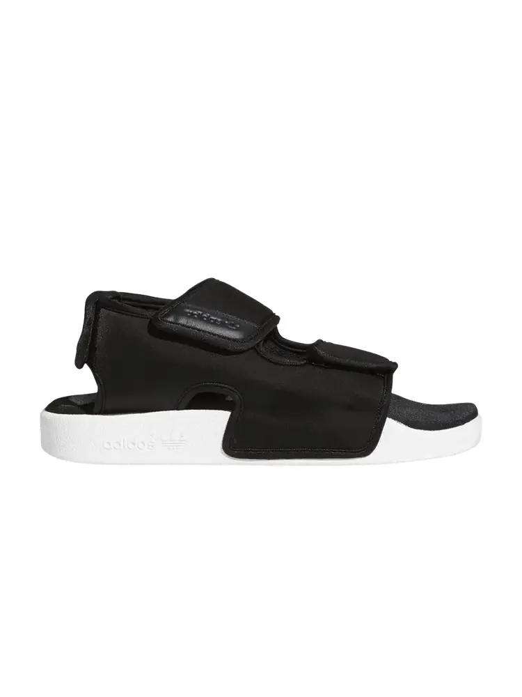 Сандалии adidas Adilette 3.0 Sandal 'Black White' — изображение 1 из 1, черный/черный/белый