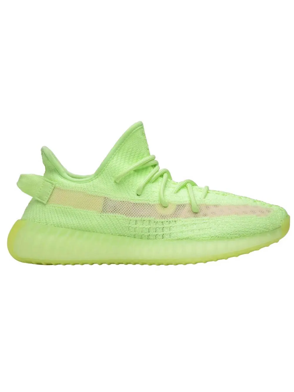 Кроссовки Adidas Yeezy Boost 350 V2 GID Glow — изображение 1 из 7, зеленый