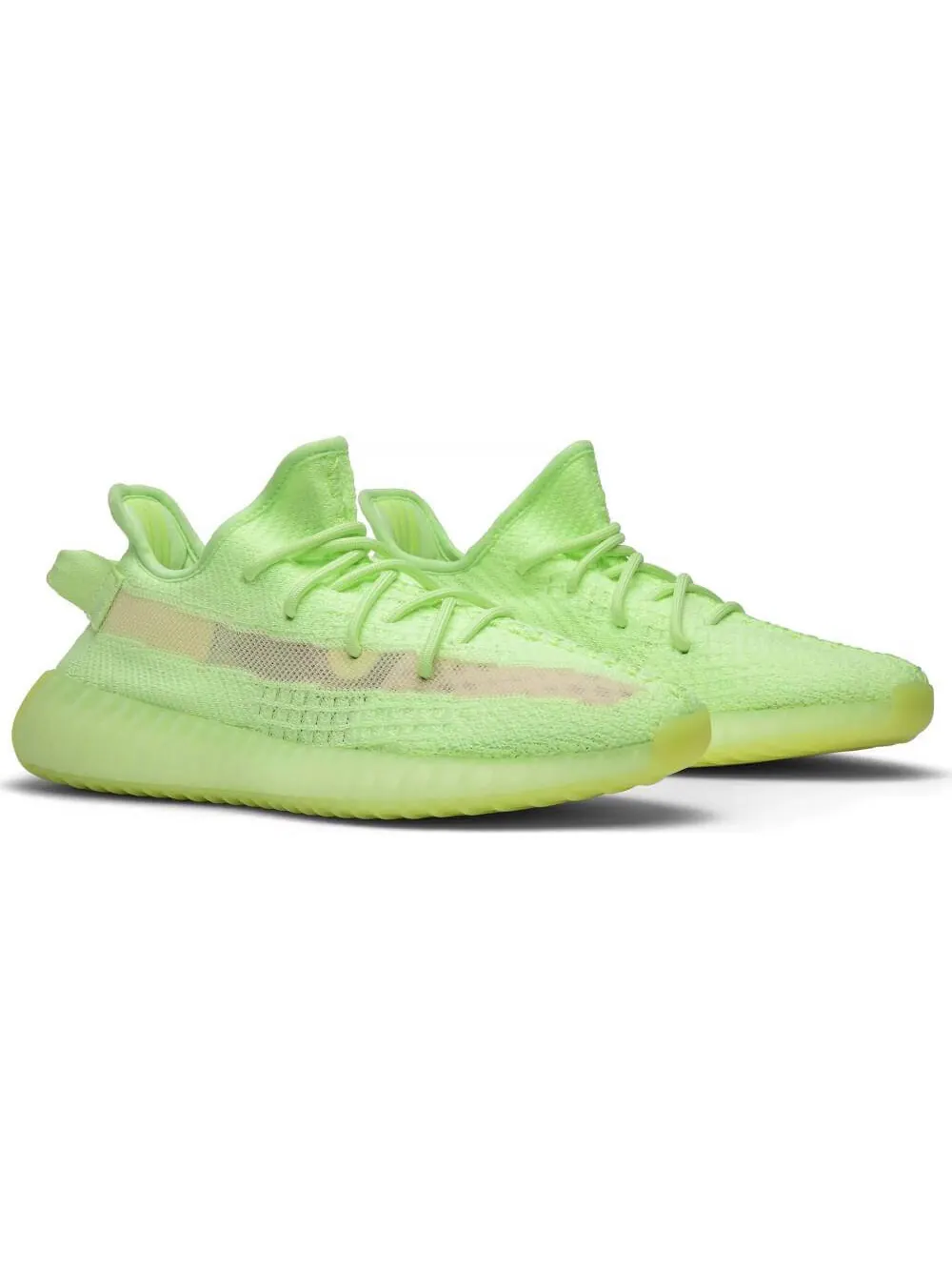Кроссовки Adidas Yeezy Boost 350 V2 GID Glow — изображение 4 из 7, зеленый