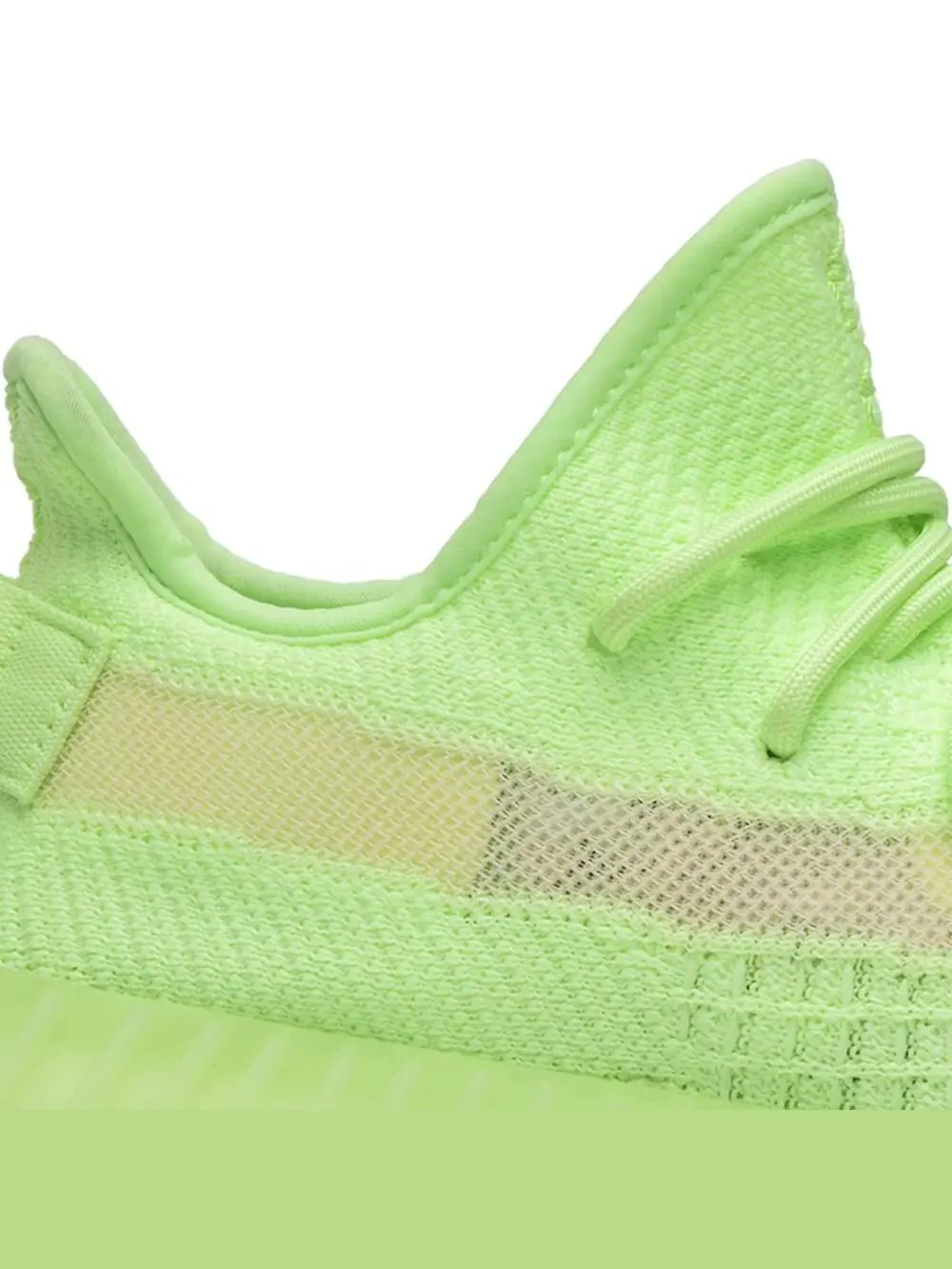 Кроссовки Adidas Yeezy Boost 350 V2 GID Glow — изображение 6 из 7, зеленый