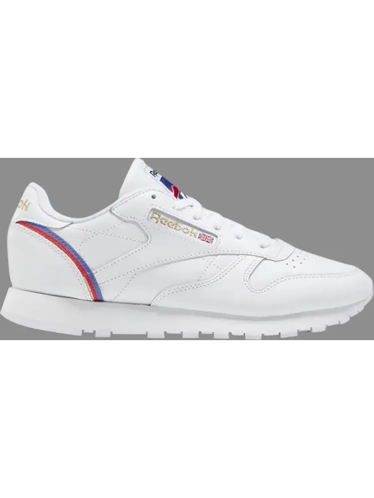 Кроссовки wmns classic leather 'collage of flags' Reebok — изображение 1 из 1, белый