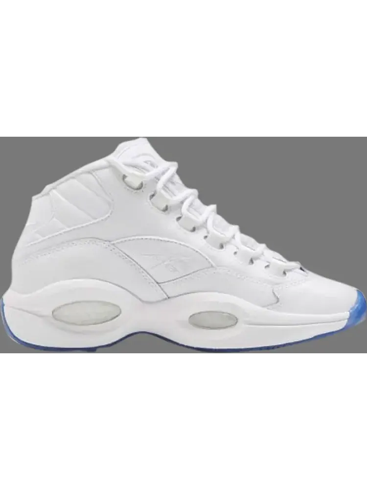 Кроссовки question mid big kids 'blue sole' Reebok — изображение 1 из 1, белый