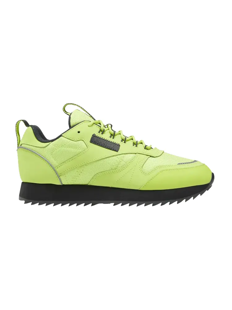Кроссовки Reebok Wmns Classic Leather Ripple Trail Neon Lime — изображение 1 из 1, неон лайм