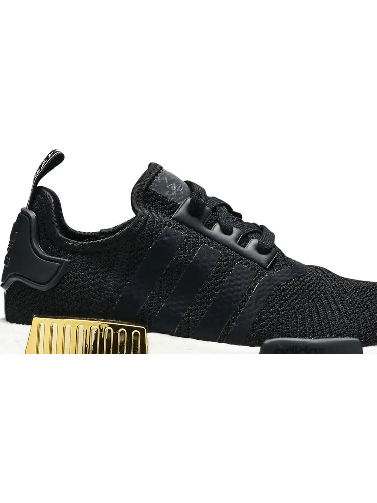 Кроссовки Adidas Wmns NMD R1 — изображение 2 из 8, черный/золотой