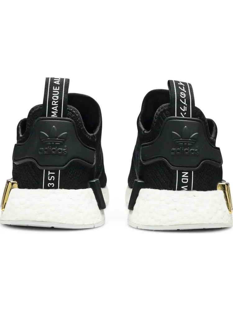 Кроссовки Adidas Wmns NMD R1 — изображение 6 из 8, черный/золотой