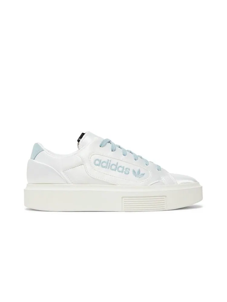 Кроссовки adidas Wmns Sleek Super 'Cloud White Silver'' — изображение 2 из 9, белый/белый/металлик