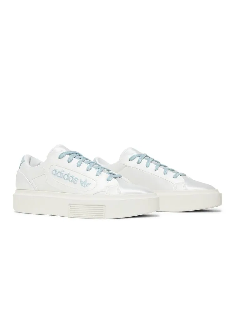 Кроссовки adidas Wmns Sleek Super 'Cloud White Silver'' — изображение 9 из 9, белый/белый/металлик