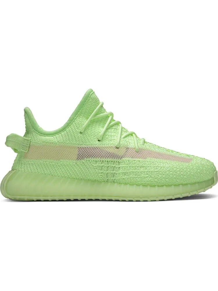 Кроссовки Adidas Yeezy Boost 350 V2 GID Kids 'Glow' — изображение 1 из 8, зеленый