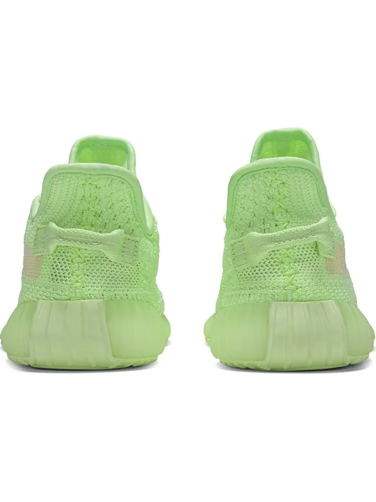 Кроссовки Adidas Yeezy Boost 350 V2 GID Kids 'Glow' — изображение 6 из 8, зеленый