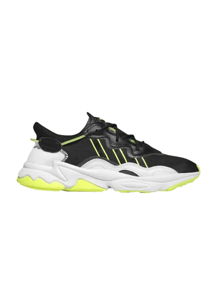 Кроссовки Adidas Ozweego — изображение 1 из 1, черный белый желтый