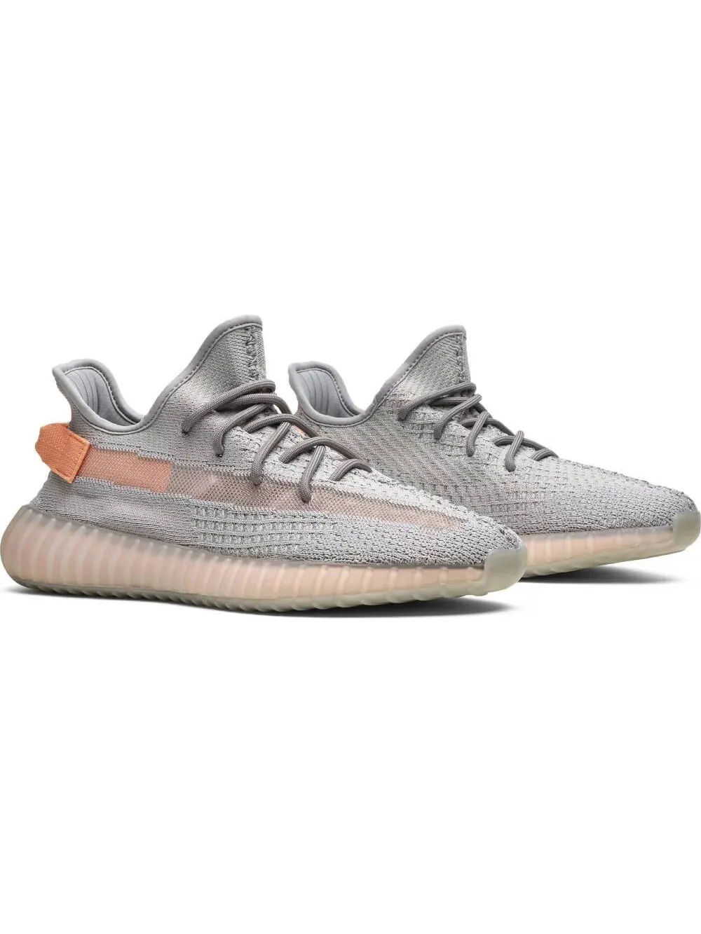 Кроссовки Adidas Yeezy Boost 350 V2 True Form — изображение 4 из 7, серый/розовый