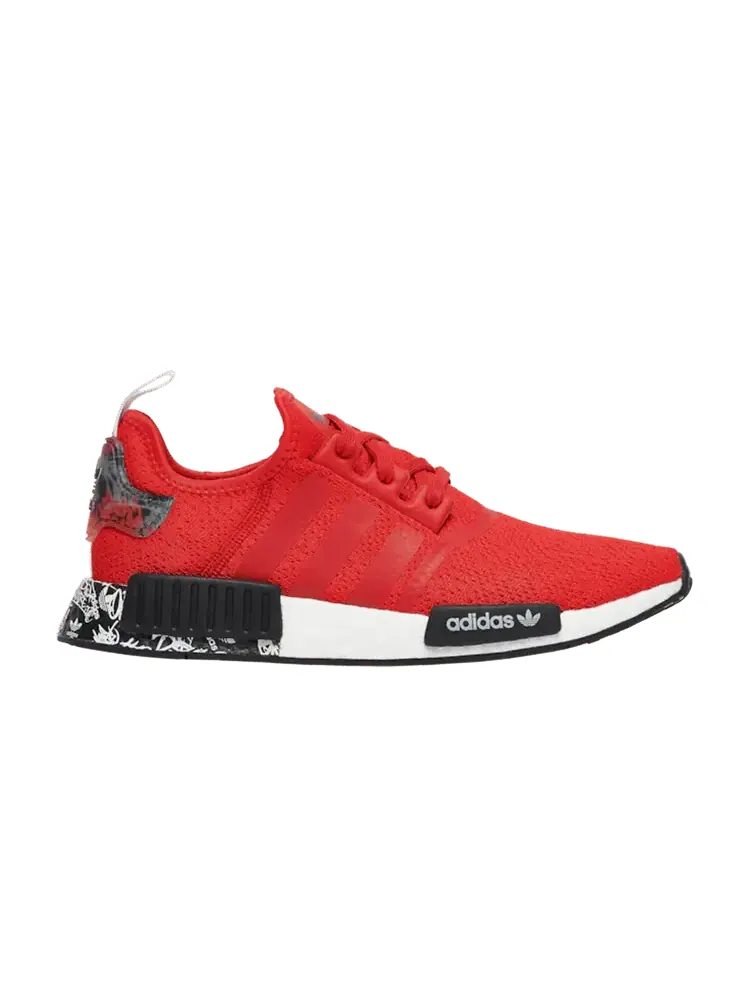 Кроссовки adidas NMD_R1 'Graffiti - Red' — изображение 1 из 1, красный/черный