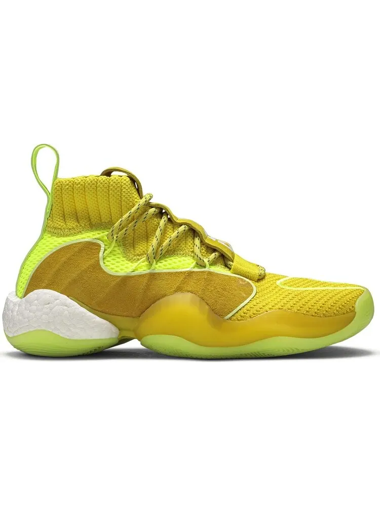 Кроссовки Adidas Pharrell x Crazy BYW X 'Bright Yellow' — изображение 1 из 8, желтый