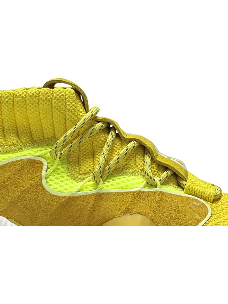 Кроссовки Adidas Pharrell x Crazy BYW X 'Bright Yellow' — изображение 2 из 8, желтый