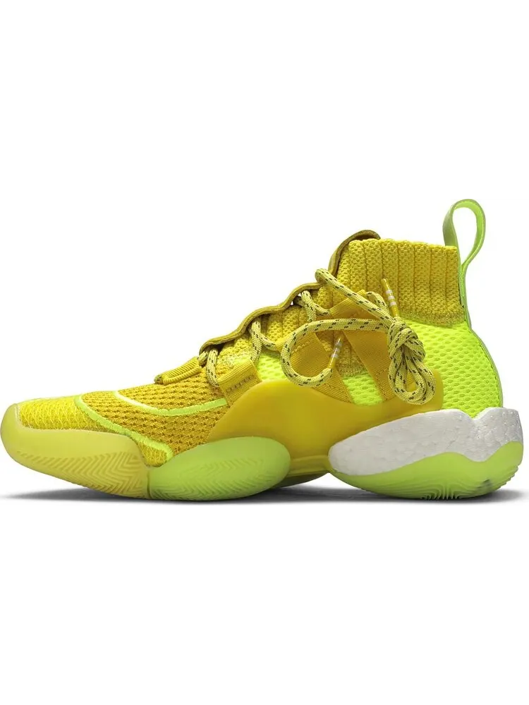 Кроссовки Adidas Pharrell x Crazy BYW X 'Bright Yellow' — изображение 3 из 8, желтый