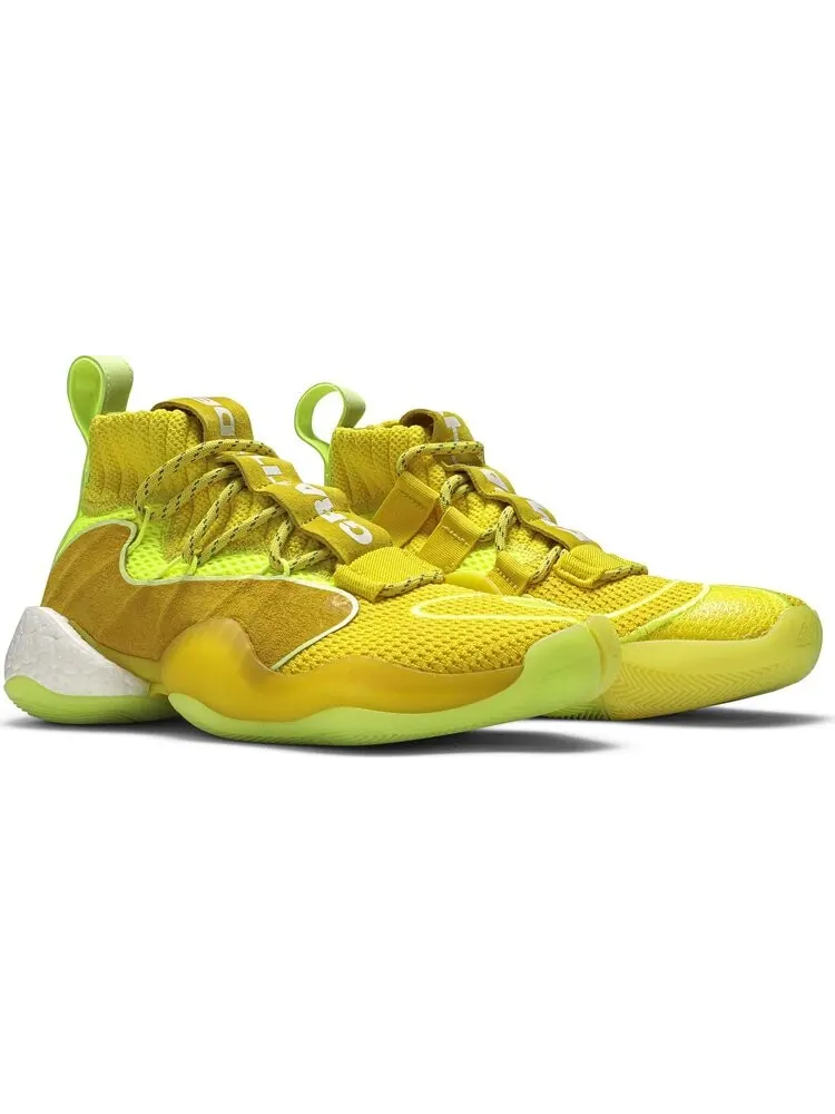Кроссовки Adidas Pharrell x Crazy BYW X 'Bright Yellow' — изображение 8 из 8, желтый