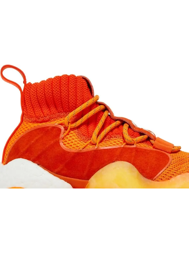 Кроссовки Adidas Pharrell x Crazy BYW X 'Orange' — изображение 2 из 8, оранжевый