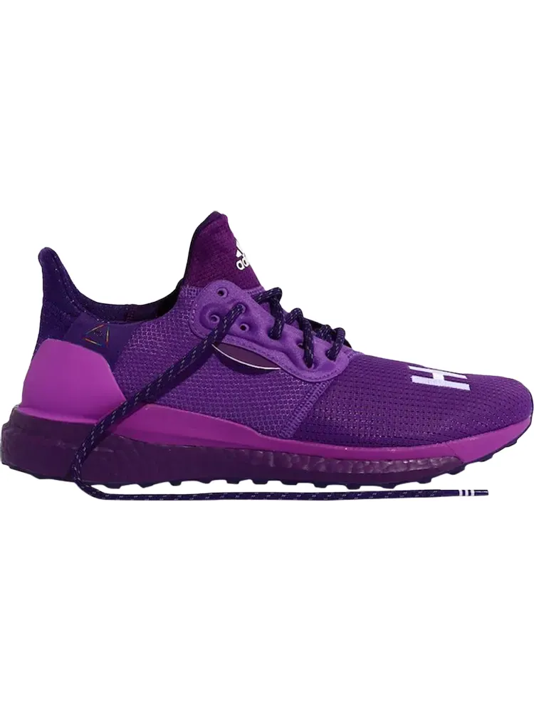 Кроссовки Adidas Pharrell x Solar Hu Glide 'Active Purple' — изображение 1 из 1, фиолетовый