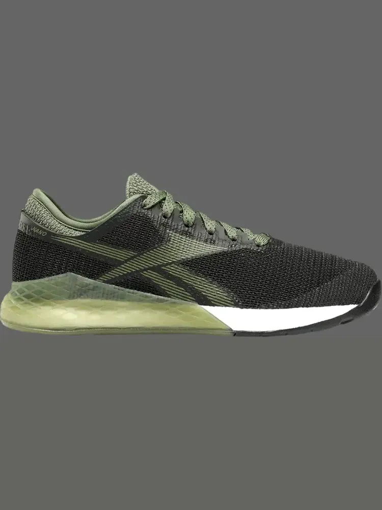 Кроссовки wmns nano 9 'black canopy green' Reebok — изображение 1 из 1, черный