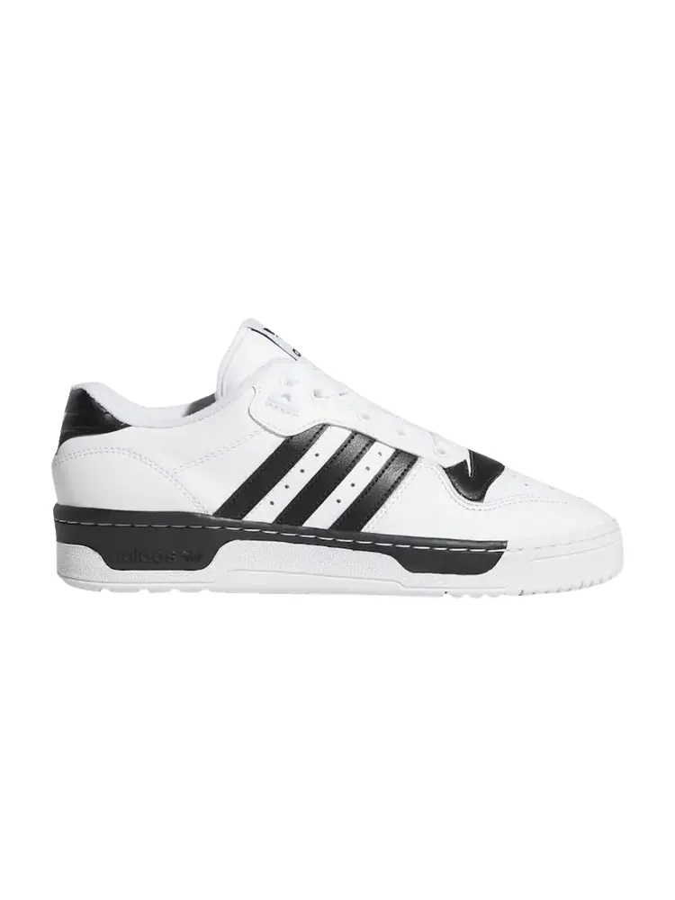 Кроссовки adidas Rivalry Low 'Cloud White' — изображение 1 из 1, белый/белый/черный