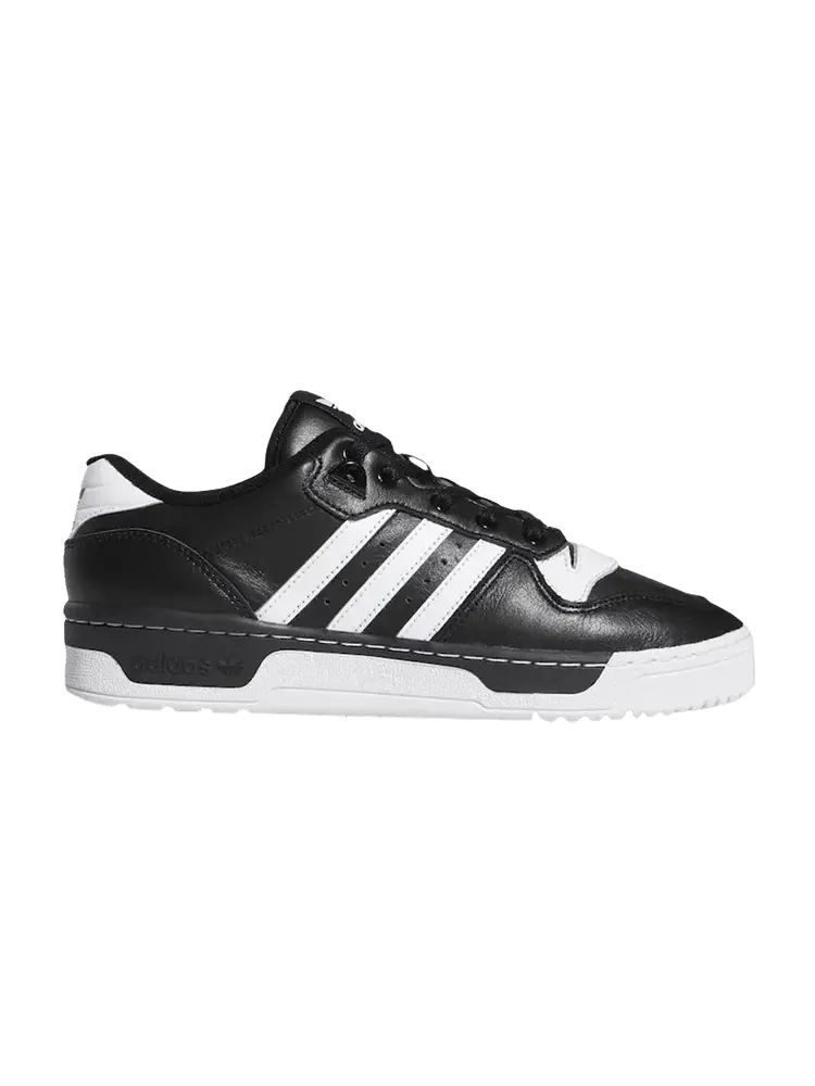 Кроссовки adidas Rivalry Low 'Core Black' — изображение 1 из 1, черный/белый/белый