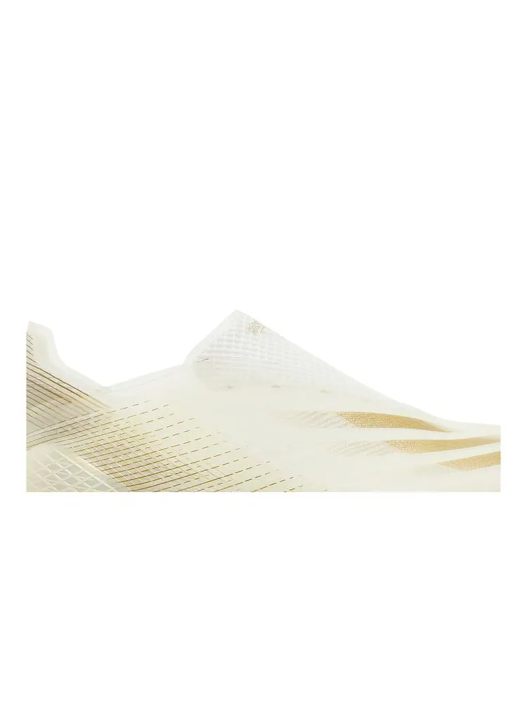 Кроссовки X Ghosted+ FG 'White Metallic Gold Melange' — изображение 2 из 8