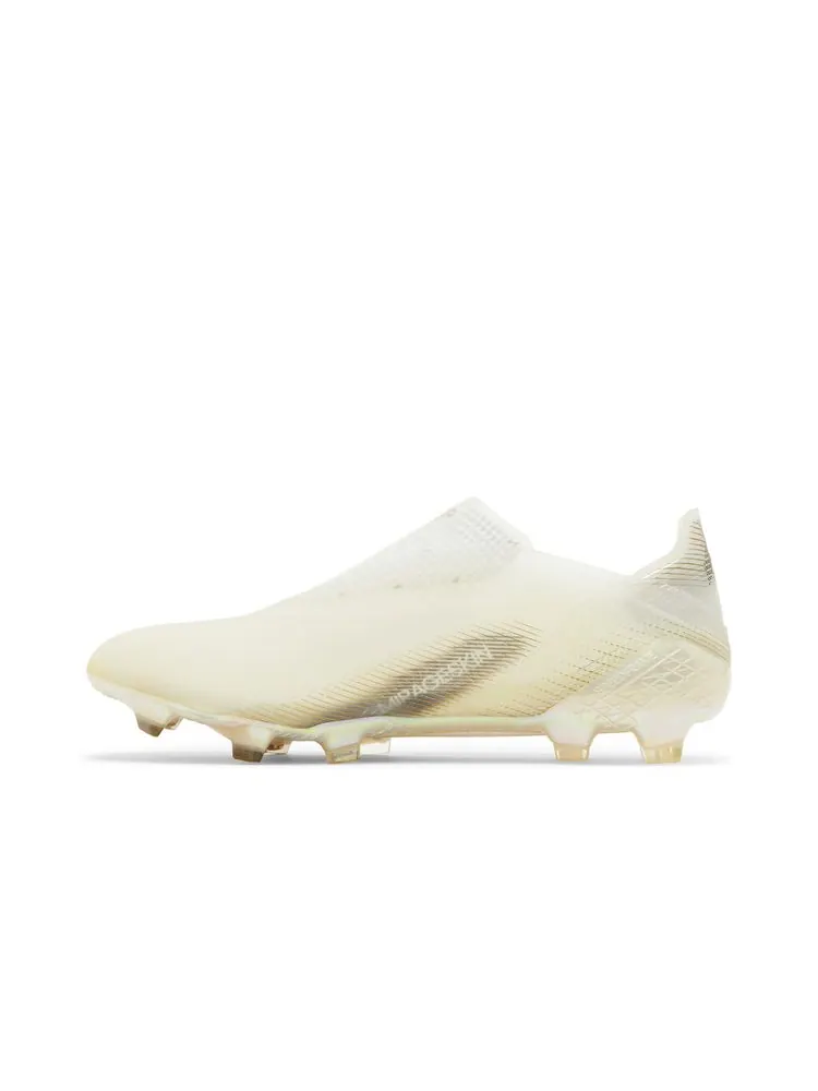 Кроссовки X Ghosted+ FG 'White Metallic Gold Melange' — изображение 3 из 8