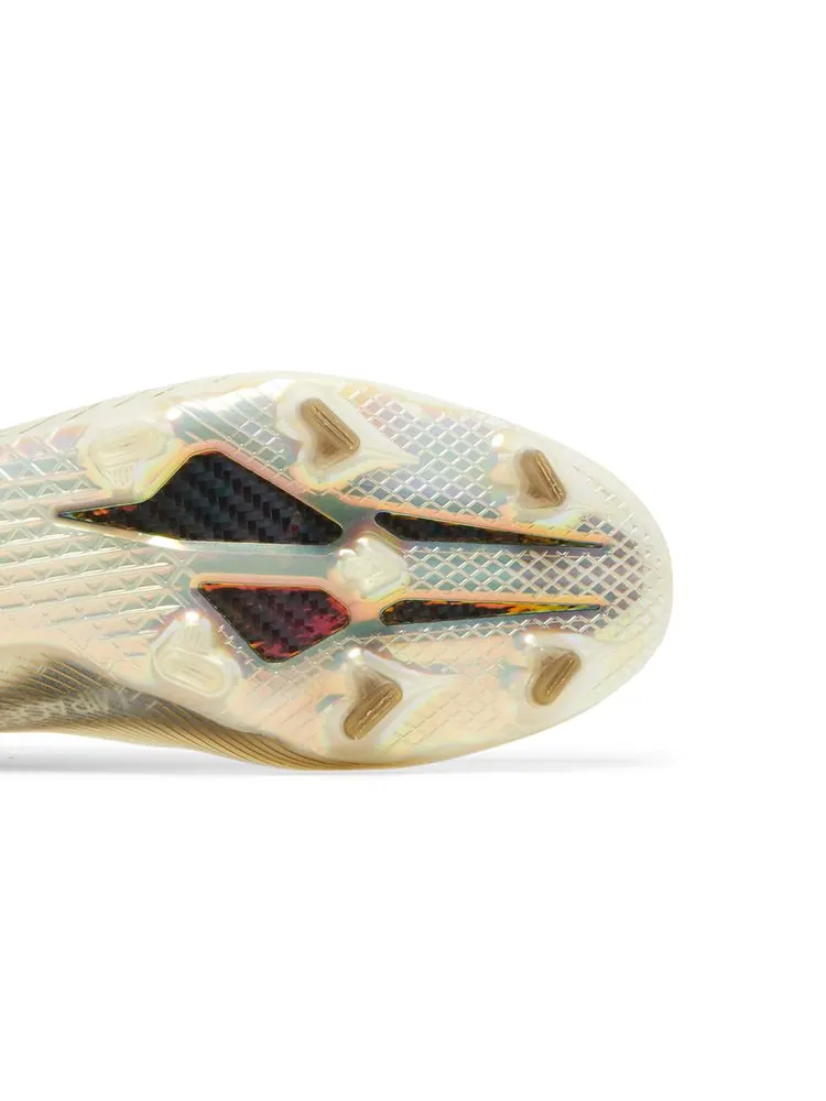 Кроссовки X Ghosted+ FG 'White Metallic Gold Melange' — изображение 5 из 8