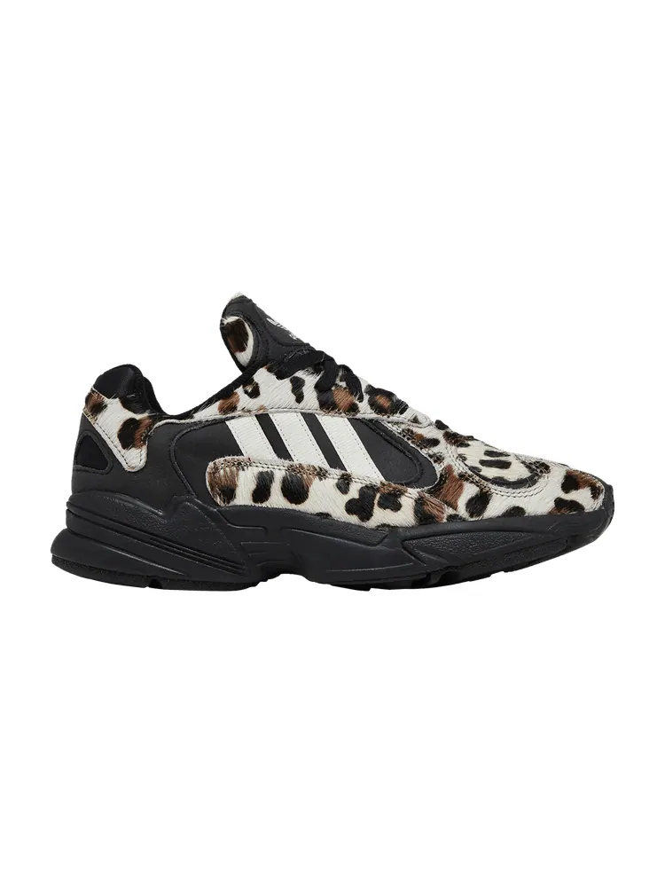 Кроссовки adidas Yung-1 'Leopard' — изображение 1 из 9, черный/-белый/коричневый