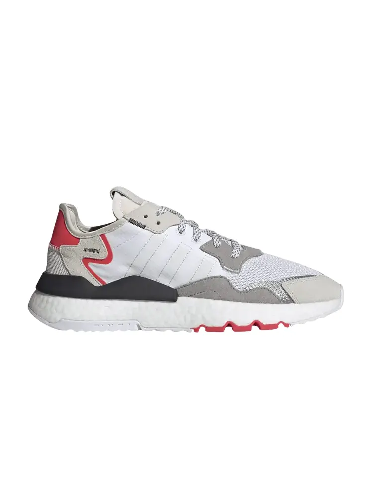 Кроссовки Adidas Wmns Nite Jogger — изображение 1 из 1, белый розовый