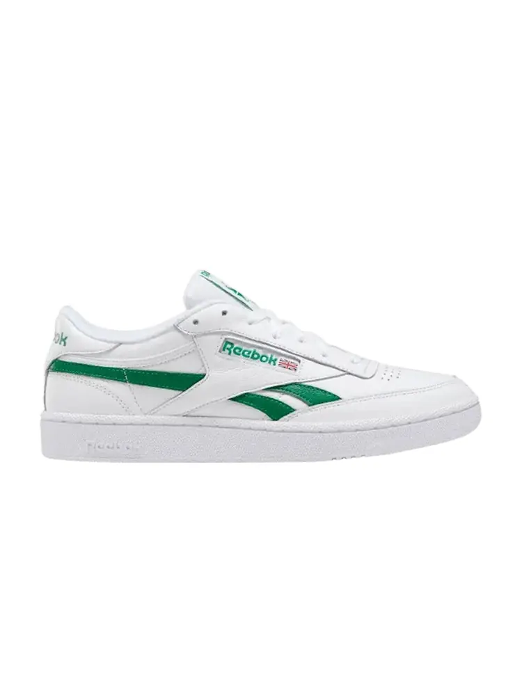 Кроссовки Reebok Club C Revenge MU 'White Glen Green' — изображение 1 из 1, белый/белый/зеленый