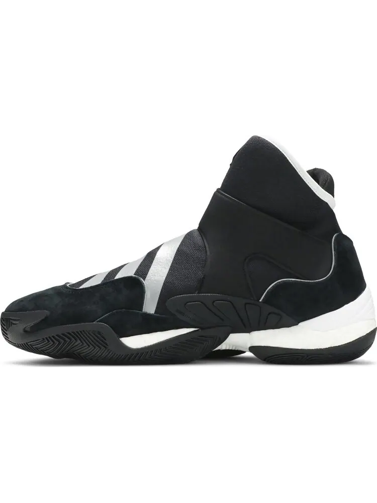 Кроссовки Adidas Pharrell x Crazy BYW HU 'Core Black' — изображение 3 из 8, черный