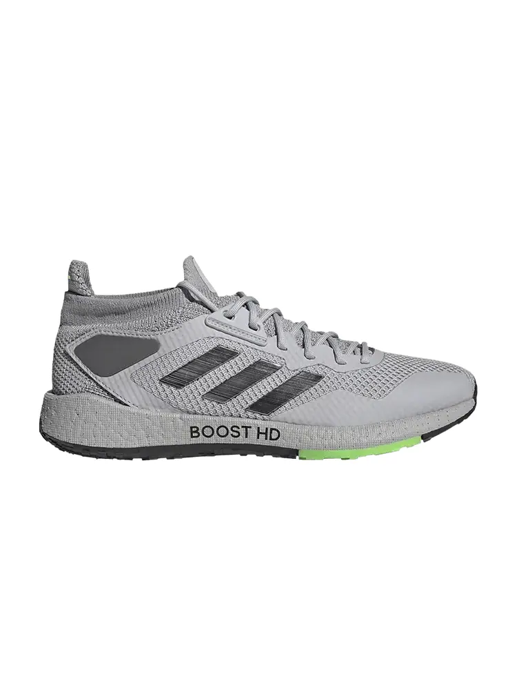 Кроссовки adidas PulseBoost HD 'Grey Signal Green' — изображение 1 из 1, серый/черный/зеленый