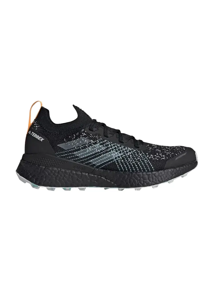 Кроссовки Parley x Wmns Terrex Two Ultra 'Black Blue Spirit' — изображение 1 из 1, черный синий